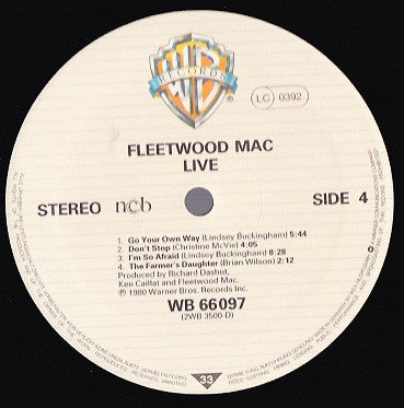 Fleetwood Mac : Live (2xLP, Album)