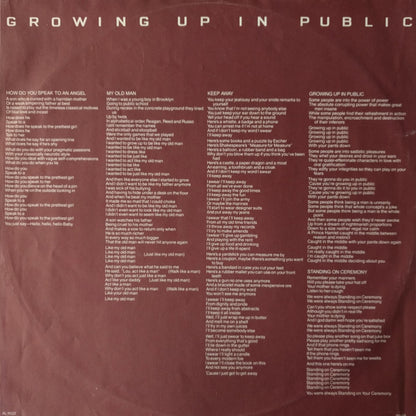 Lou Reed : Growing Up In Public (LP, Album)