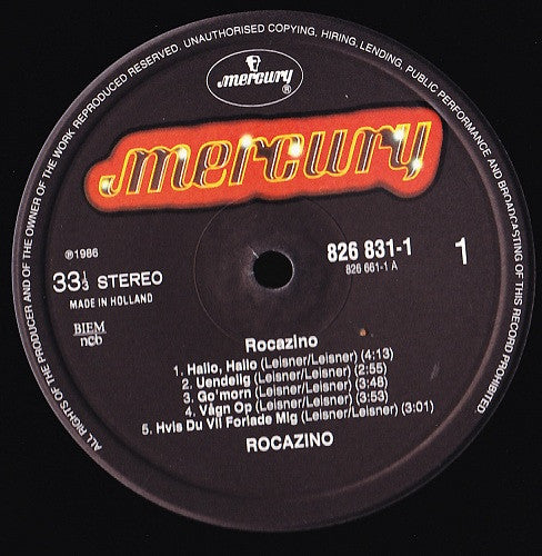 Rocazino : Rocazino (LP, Album, RE)