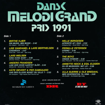 Various : Dansk Melodi Grand Prix '91 (LP, Album)