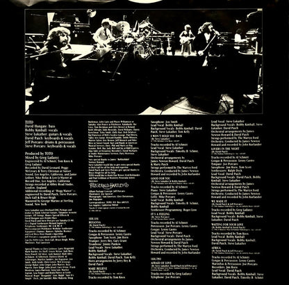 Toto : Toto IV (LP, Album, Sun)