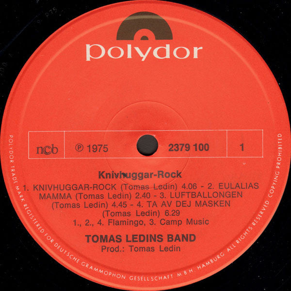 Tomas Ledins Band : Knivhuggarrock (LP, Album)