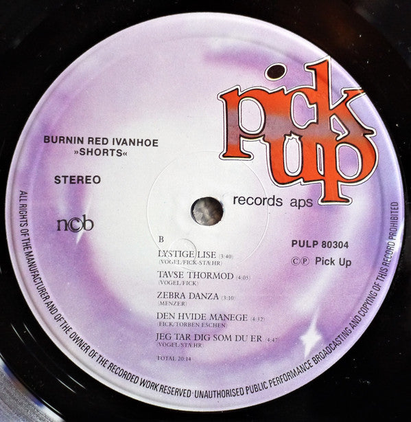 Burnin Red Ivanhoe : Shorts (LP, Album)