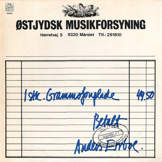 Østjydsk Musikforsyning : Østjydsk Musikforsyning (LP, Album, Bro)