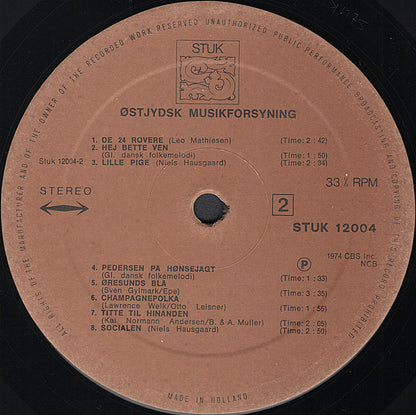 Østjydsk Musikforsyning : Østjydsk Musikforsyning (LP, Album, Bro)