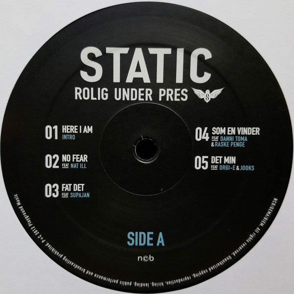 DJ Static : Rolig Under Pres (4xLP, Album)