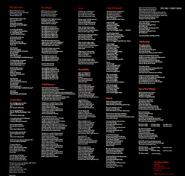 Nik Kershaw : The Riddle (LP, Album)