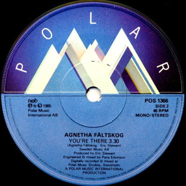 Agnetha Fältskog : I Won't Let You Go (7", Single)
