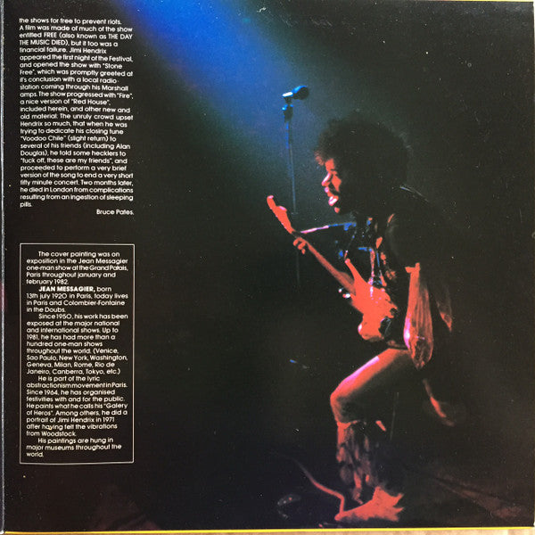 Jimi Hendrix : The Jimi Hendrix Concerts (2xLP, Comp)