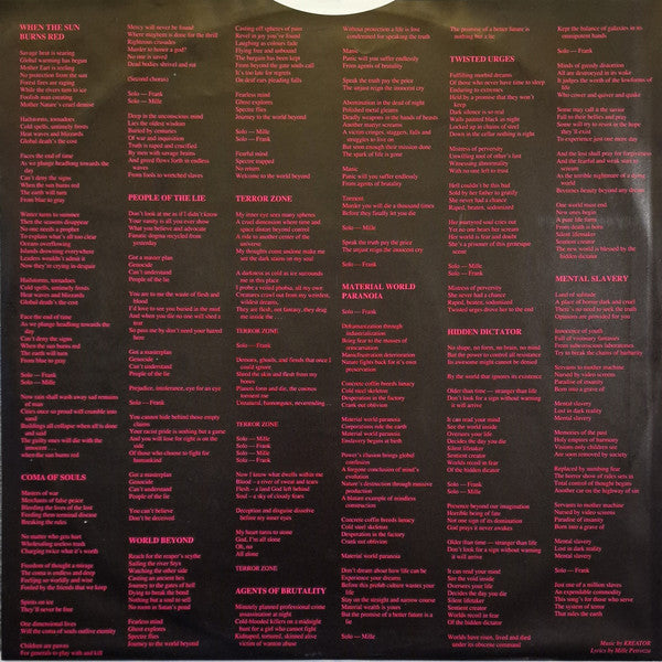 Kreator : Coma Of Souls (LP, Album)
