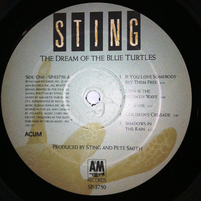Sting : The Dream Of The Blue Turtles (LP, Album)