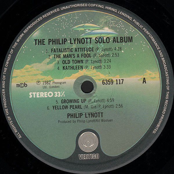 Philip Lynott* : The Philip Lynott Album (LP, Album)