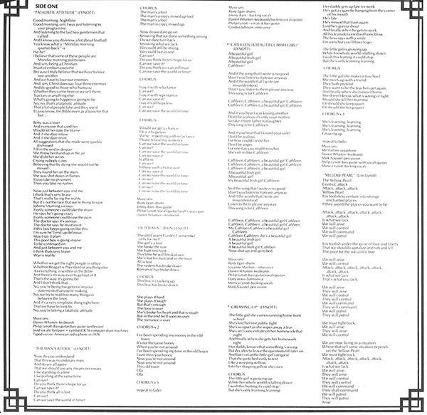 Philip Lynott* : The Philip Lynott Album (LP, Album)