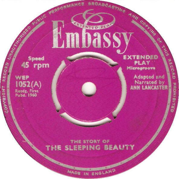 Ann Lancaster : The Stories Of The Sleeping Beauty And Dick Whittington (7", EP)