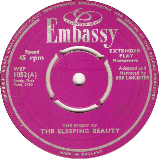 Ann Lancaster : The Stories Of The Sleeping Beauty And Dick Whittington (7", EP)