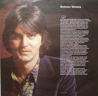Anthony Ventura And His Orchestra* : Music For Making Love (LP, Album)