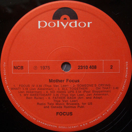 Focus (2) : Mother Focus (LP, Album)