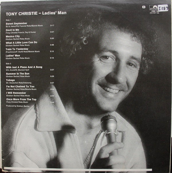 Tony Christie : Ladies' Man (LP, Album)