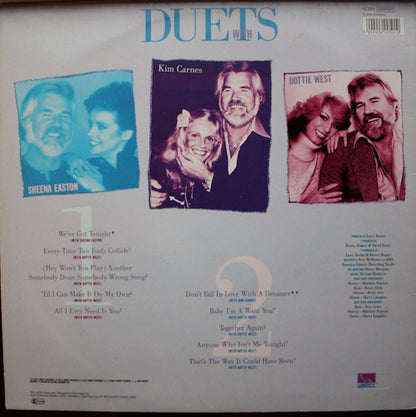 Kenny Rogers With Kim Carnes, Sheena Easton & Dottie West : Duets (LP, Comp)