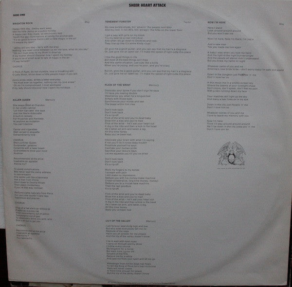 Queen : Sheer Heart Attack (LP, Album)