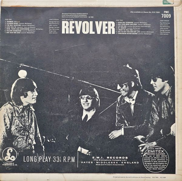 The Beatles : Revolver (LP, Album, Mono)