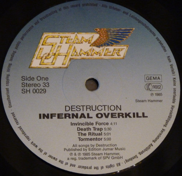 Destruction : Infernal Overkill (LP, Album, RE)