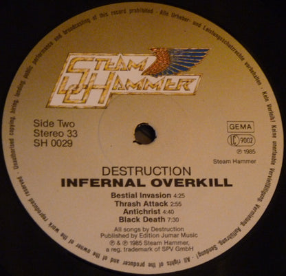 Destruction : Infernal Overkill (LP, Album, RE)