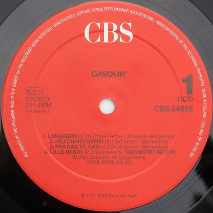 Gasolin' : Gasolin' (LP, Album, RE)