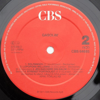 Gasolin' : Gasolin' (LP, Album, RE)