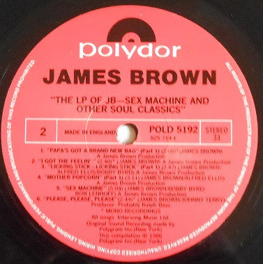 James Brown : The LP Of JB - Sex Machine And Other Soul Classics (LP, Comp)