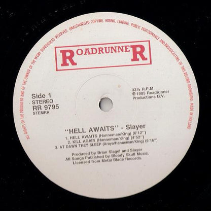 Slayer : Hell Awaits (LP, Album)