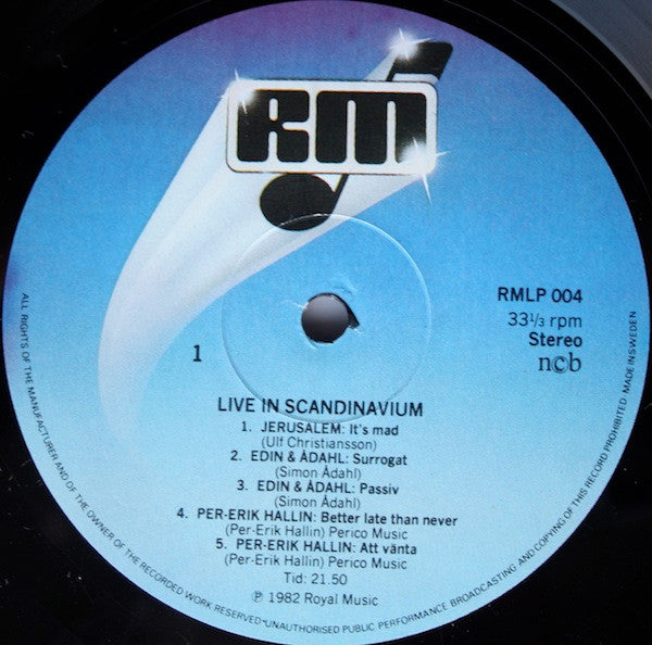 Various : Live In Scandinavium (LP, Album)