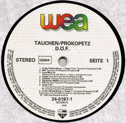 Tauchen - Prokopetz* : DÖF (LP, Album)