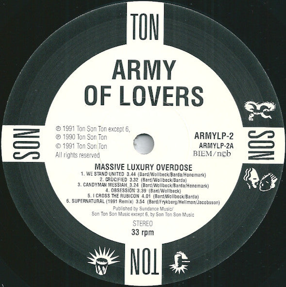 Army Of Lovers : Massive Luxury Overdose (LP, Album)