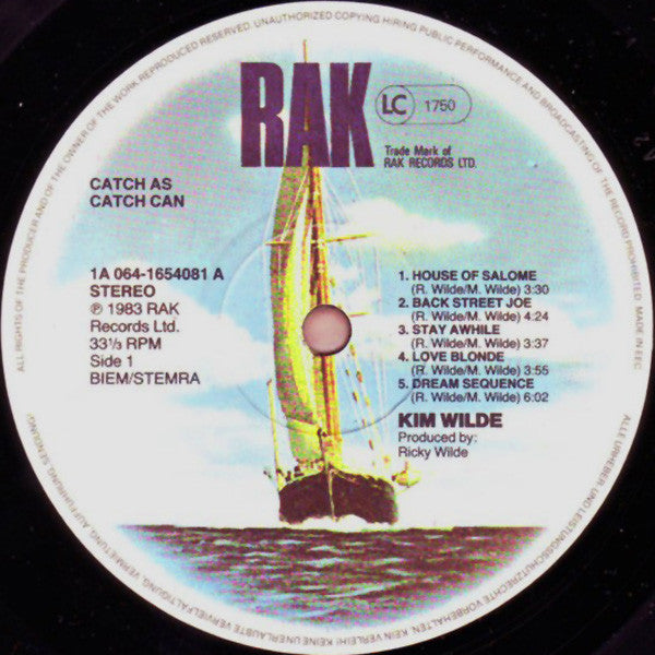Kim Wilde : Catch As Catch Can (LP, Album)