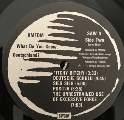 KMFDM : What Do You Know Deutschland? (LP, Album)