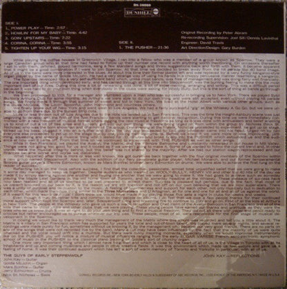 Steppenwolf : Early Steppenwolf (LP, Album, Tru)