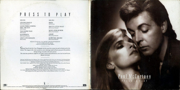 Paul McCartney : Press To Play (LP, Album, Gat)