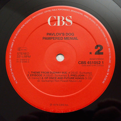 Pavlov's Dog : Pampered Menial + At The Sound Of The Bell (2xLP, Comp, Gat)