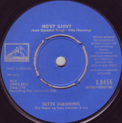 Gitte Hænning : Du Skal Bare Ta' Det Roligt (7", Single)