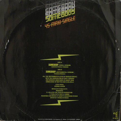 Video : Somebody (12", Maxi)