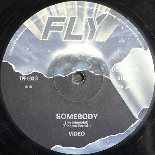 Video : Somebody (12", Maxi)