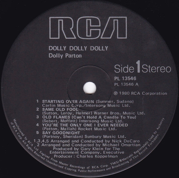 Dolly Parton : Dolly, Dolly, Dolly (LP, Album)