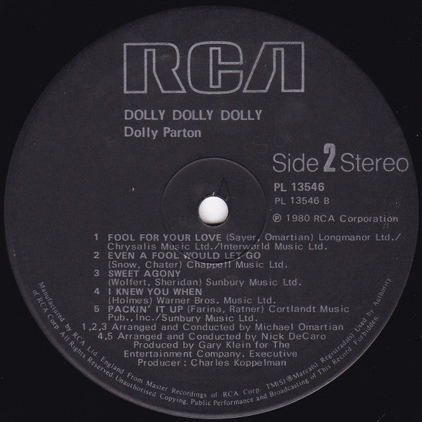 Dolly Parton : Dolly, Dolly, Dolly (LP, Album)