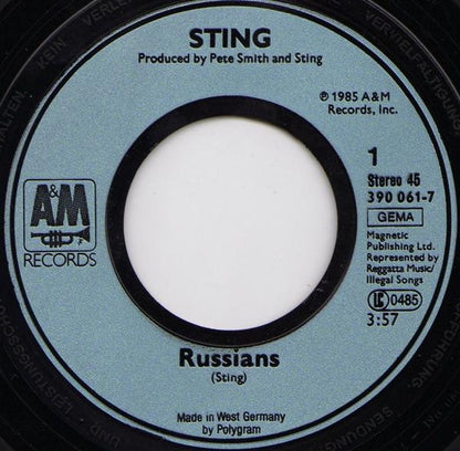 Sting : Russians (7", Single)