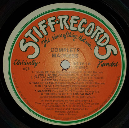 Madness : Complete Madness (LP, Comp)