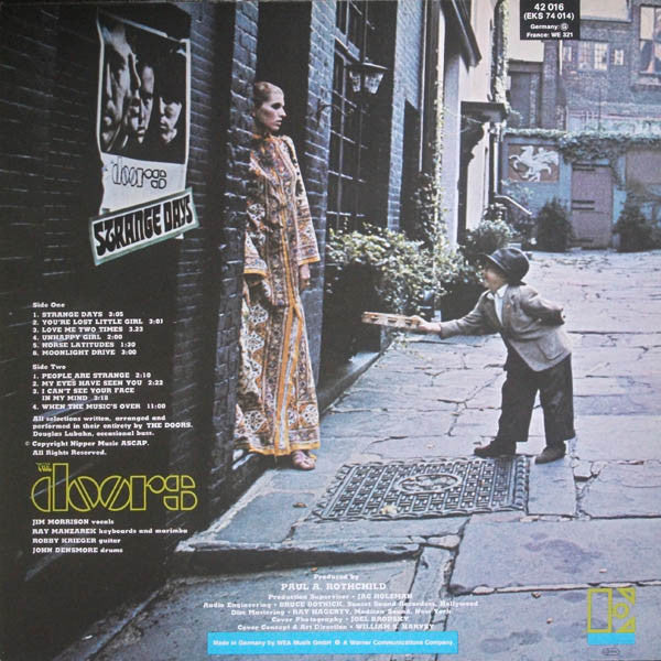 The Doors : Strange Days (LP, Album, RE, Red)