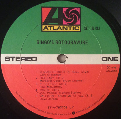 Ringo Starr : Ringo's Rotogravure (LP, Album, LY )