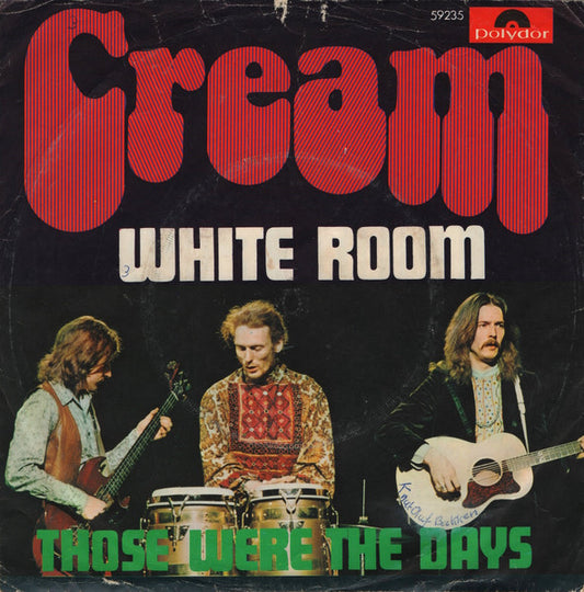 Cream (2) : White Room (7", Single, Mono)