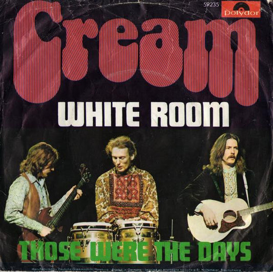 Cream (2) : White Room (7", Single, Mono)